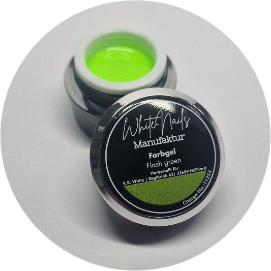 Farbgel - Flash Green -000004 -5g/4,4ml